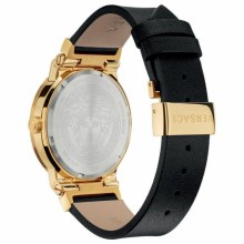 Versace Damen Armbanduhr GRECA LOGO schwarz, gold 38 mm VEVH00320 Versace Damen Armbanduhr GRECA LOGO schwarz, gold 38 mm VEVH00320