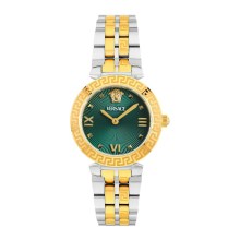 Versace Damenuhr Daphnis Grün/Silber 32 mm VEOCA0424 Versace Damenuhr Daphnis Grün/Silber 32 mm VEOCA0424