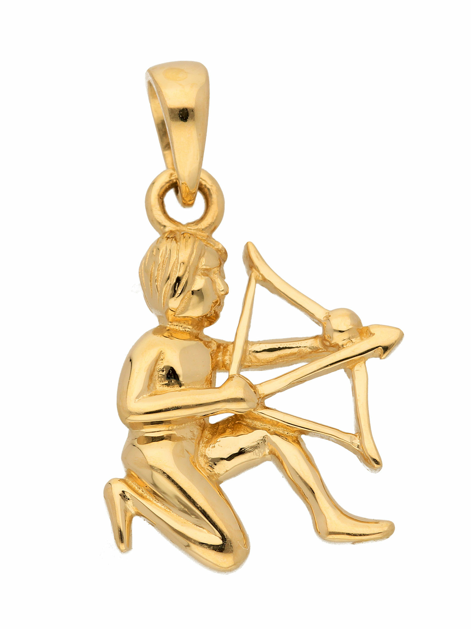 Damen & Herren 585 Gold Sternzeichen Anhänger Schütze – Bild 2