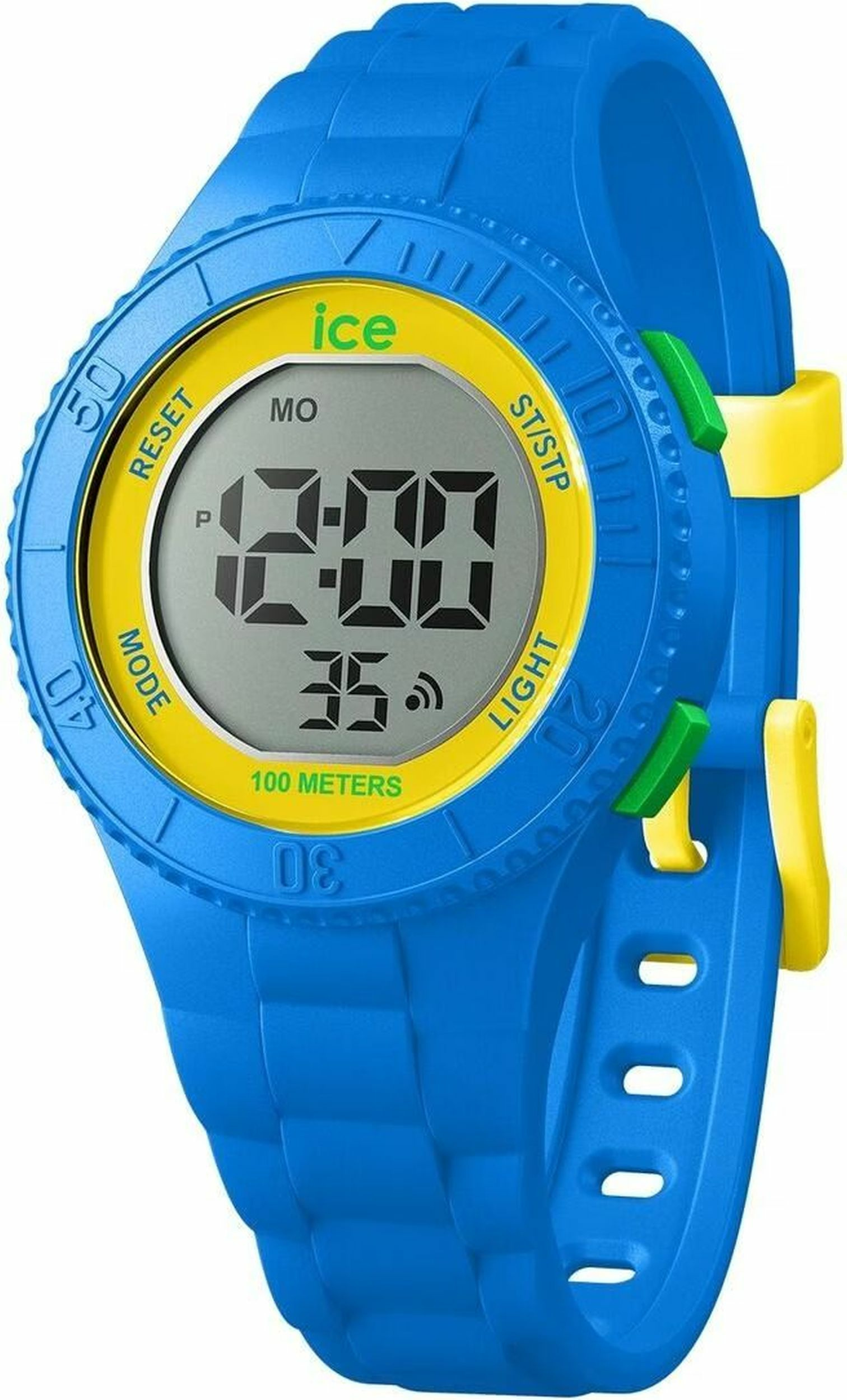 Ice-Watch Digitaluhr Damen ICE digit Blue yellow green Small blau gelb grün 0216... – Bild 2