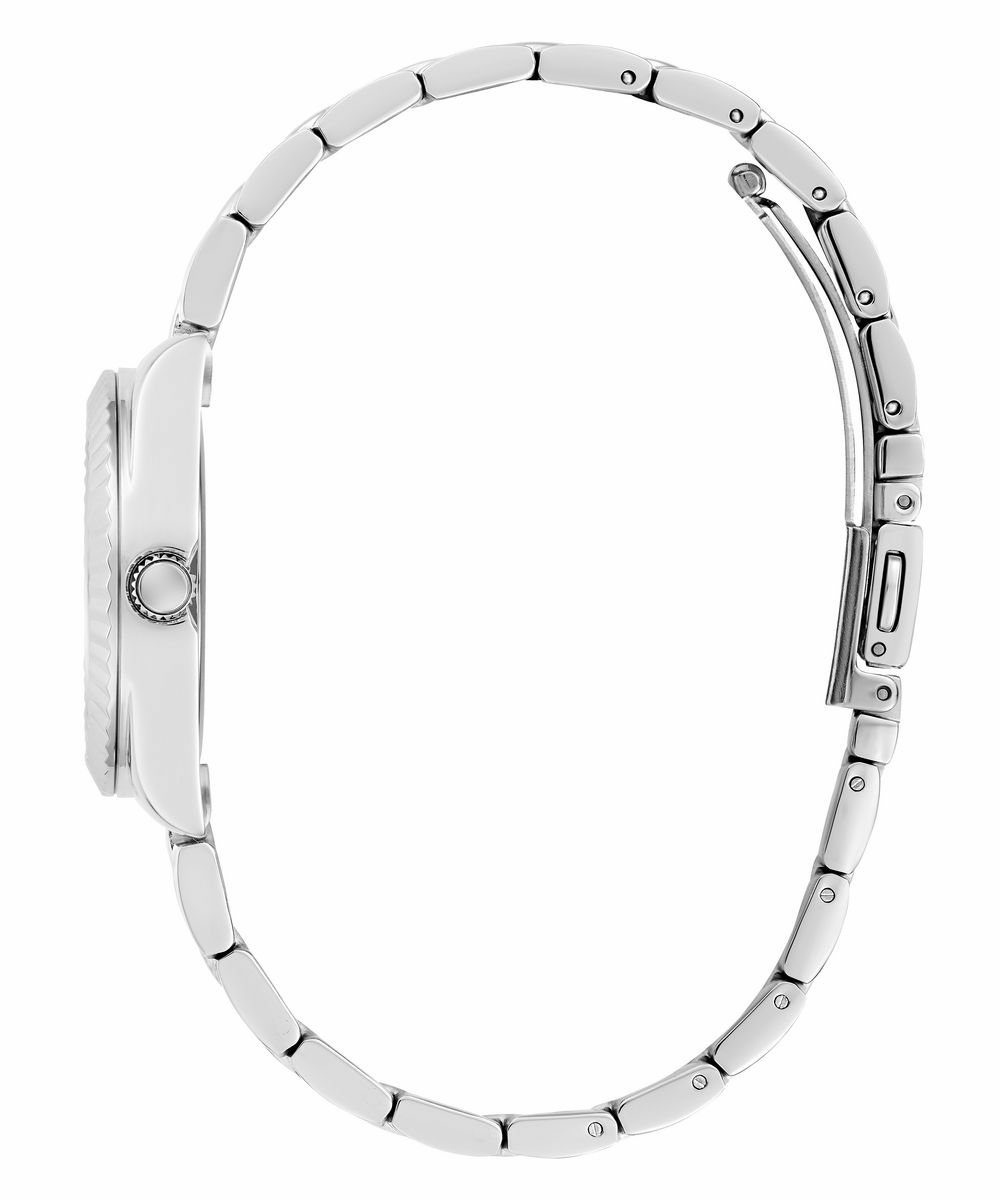 Guess Damen Armbanduhr MINI LUNA silber 30 mm GW0687L1 – Bild 3