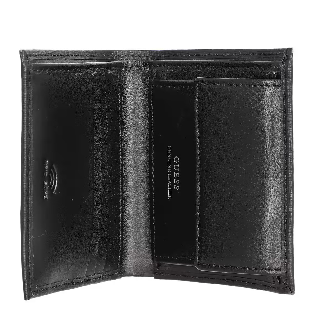 Guess Herren Geldbörse Milano Portemonnaie Schwarz SMMAXLLEA22-BLA – Bild 2