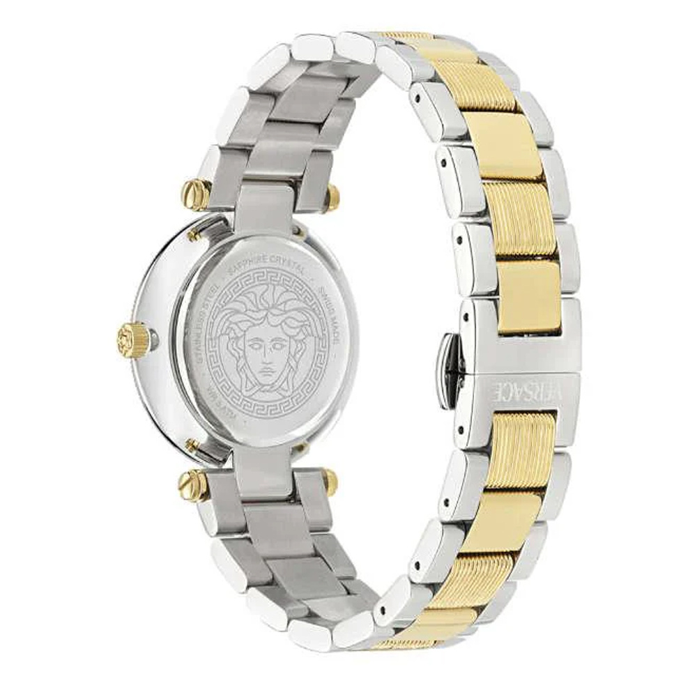 Versace Damenuhr Reve Silber/Gold VE8B00324 – Bild 3