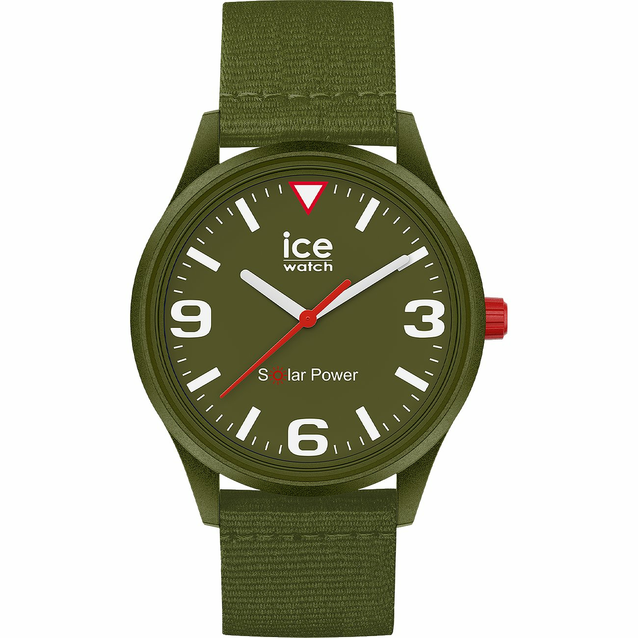 Ice-Watch Armbanduhr ICE solar power - Khaki tide - Medium - 3H 020060 Ice-Watch Armbanduhr ICE solar power - Khaki tide - Medium - 3H 020060