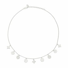 Collier 925 Silber rhodiniert Anhänger klein 41184991510622 Collier 925 Silber rhodiniert Anhänger klein 41184991510622