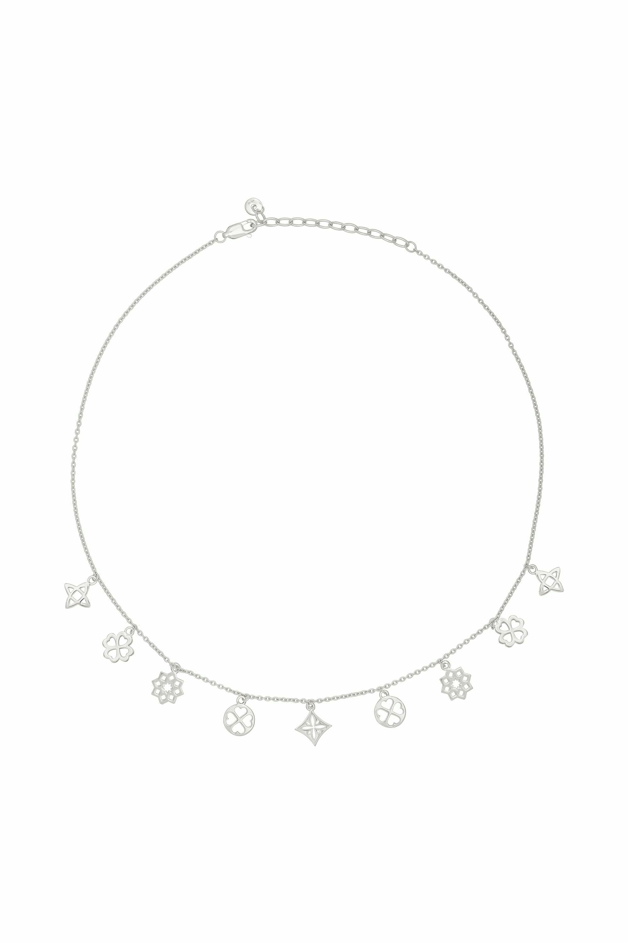 Collier 925 Silber rhodiniert Anhänger klein 41184991510622 Collier 925 Silber rhodiniert Anhänger klein 41184991510622