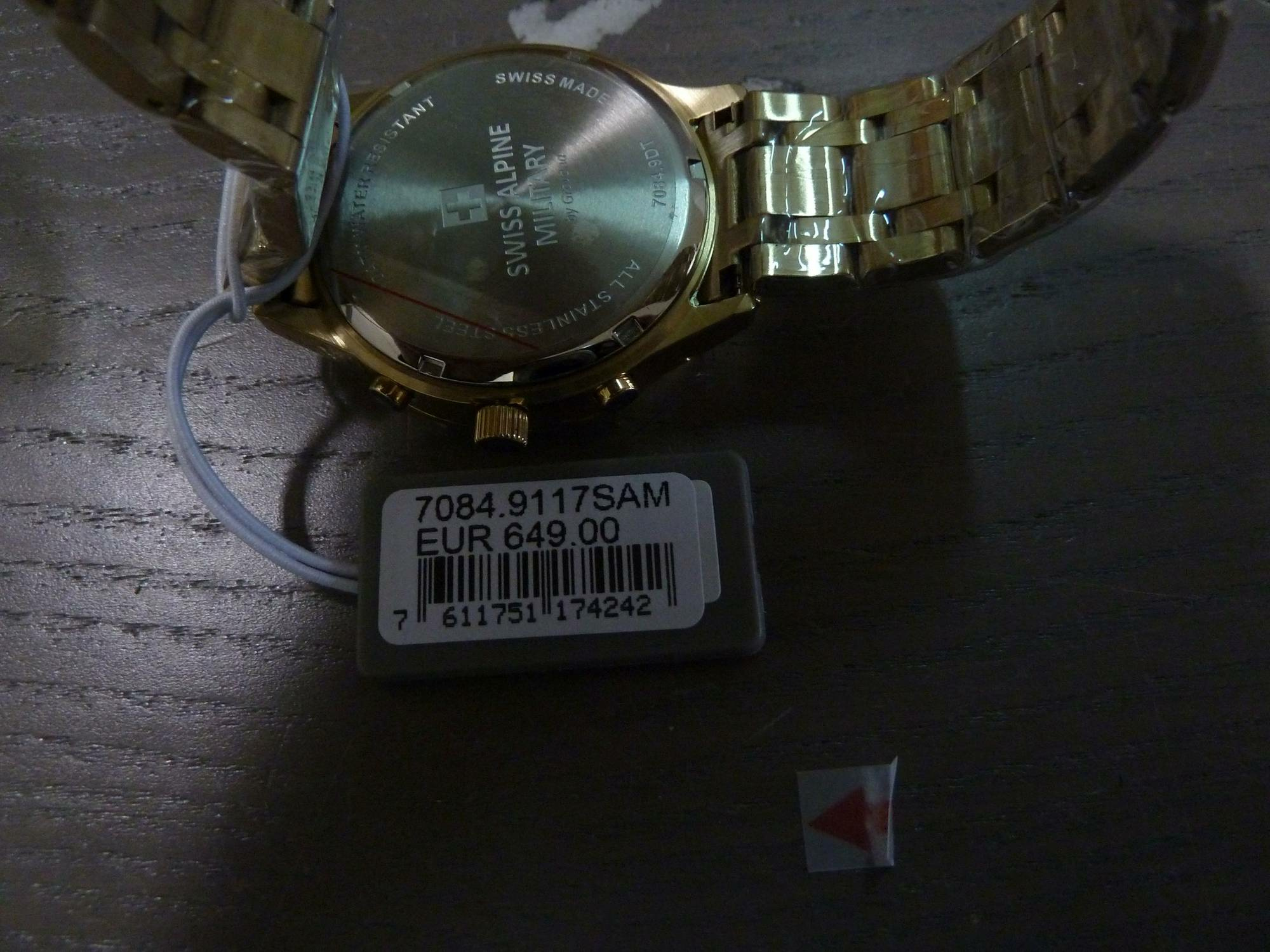 Swiss Alpine Military Herren Armbanduhr 43 mm Armband Edelstahl 7084.9117 Swiss Alpine Military Herren Armbanduhr 43 mm Armband Edelstahl 7084.9117