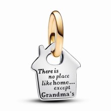 Pandora 763205C00 Bicolor Omas Haus Charm-Anhänger Pandora 763205C00 Bicolor Omas Haus Charm-Anhänger