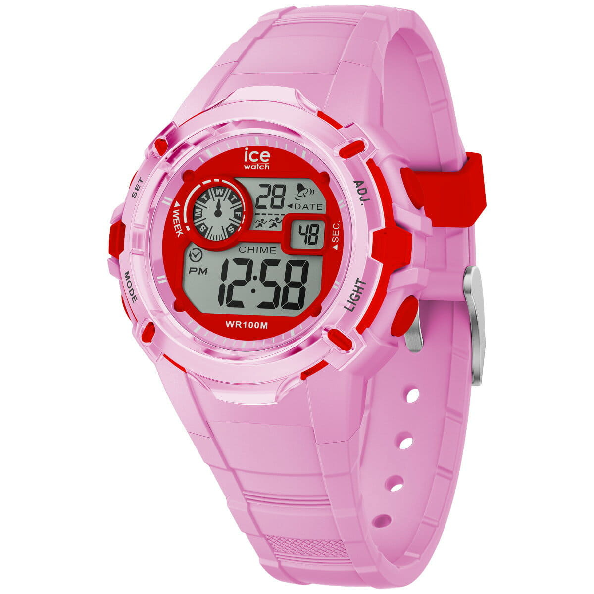 ICE WATCH Unisex Digitaluhr ICE digit explorer Lovely Pink 023268 – Bild 2