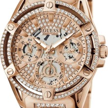 Guess Damen Multifunkion Armbanduhr Queen rosegold 40 mm GW0464L3 Guess Damen Multifunkion Armbanduhr Queen rosegold 40 mm GW0464L3