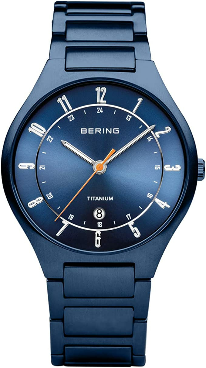 BERING Herren Analog Quarz Titanium Collection Armbanduhr 11739-797 – Bild 2