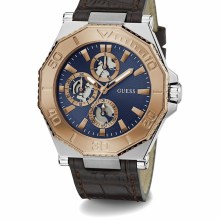 Guess Herren Multifunkion Armbanduhr PRIME braun, roségold 46 mm GW0704G2 Guess Herren Multifunkion Armbanduhr PRIME braun, roségold 46 mm GW0704G2