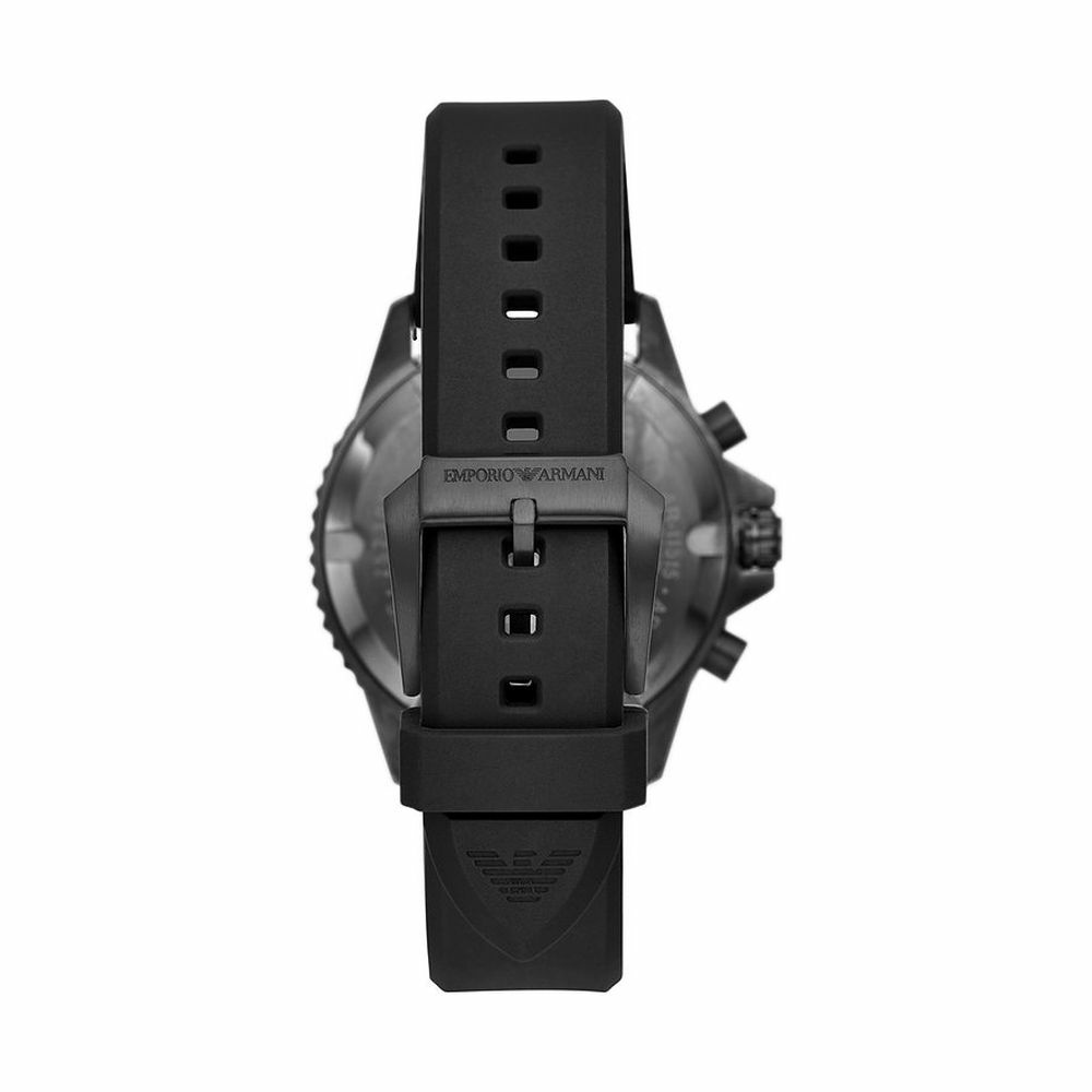 Emporio Armani Herren Armbanduhr Chronograph Schwarz AR11515 – Bild 3