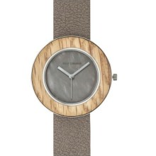 Rolf Cremer Damenarmbanduhr wood Grau 507104 Rolf Cremer Damenarmbanduhr wood Grau 507104