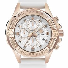 Philipp Plein Herrenuhr The $kull Chrono Schwarz/Weiß PWWFA0325 Philipp Plein Herrenuhr The $kull Chrono Schwarz/Weiß PWWFA0325