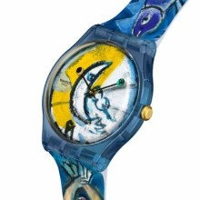 Swatch Originals Large (41mm) SUOZ365 Chagall%27s Blue Circus Uhr Swatch Originals Large (41mm) SUOZ365 Chagall%27s Blue Circus Uhr