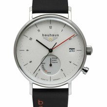 Bauhaus Herrenuhr  Solar  mit Lederband Schwarz inkl. Ersatzband 21121 Bauhaus Herrenuhr  Solar  mit Lederband Schwarz inkl. Ersatzband 21121