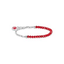 Thomas Sabo Member Charm-Armband rote Beads 4051245561937 Thomas Sabo Member Charm-Armband rote Beads 4051245561937
