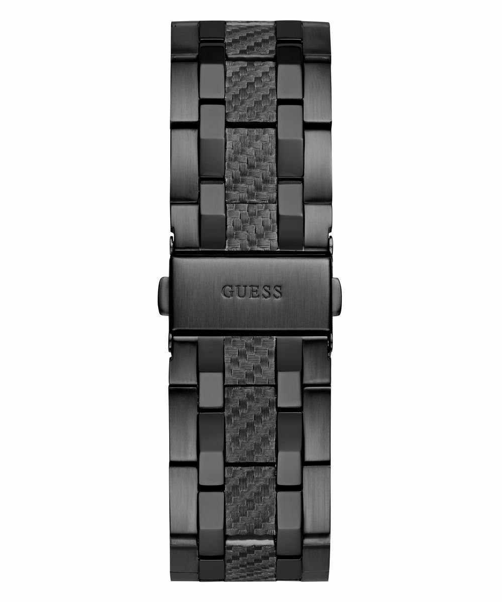 Guess Herren Multifunkion Armbanduhr RESISTANCE schwarz, gold 44 mm GW0714G4 – Bild 2