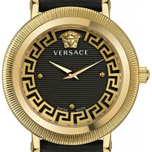 Versace Quarzuhr GRECA FLOURISH VE7F00323, Damenuhr, Goldfarben, Saphirglas, Swi... Versace Quarzuhr GRECA FLOURISH VE7F00323, Damenuhr, Goldfarben, Saphirglas, Swi...