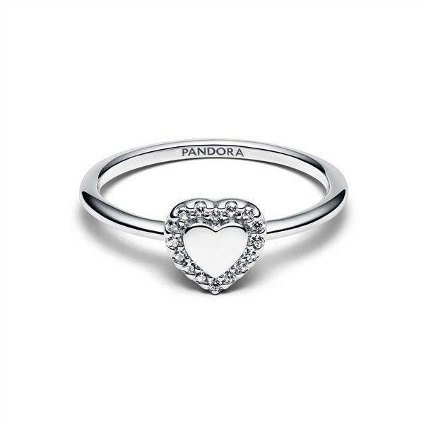 Pandora Timeless Gravierbarer Herz-Ring 193801C01-54 – Bild 2
