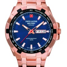 Swiss Alpine Military by Grovana Herren Armbanduhr Star Fighter 41 mm Armband Ed... Swiss Alpine Military by Grovana Herren Armbanduhr Star Fighter 41 mm Armband Ed...