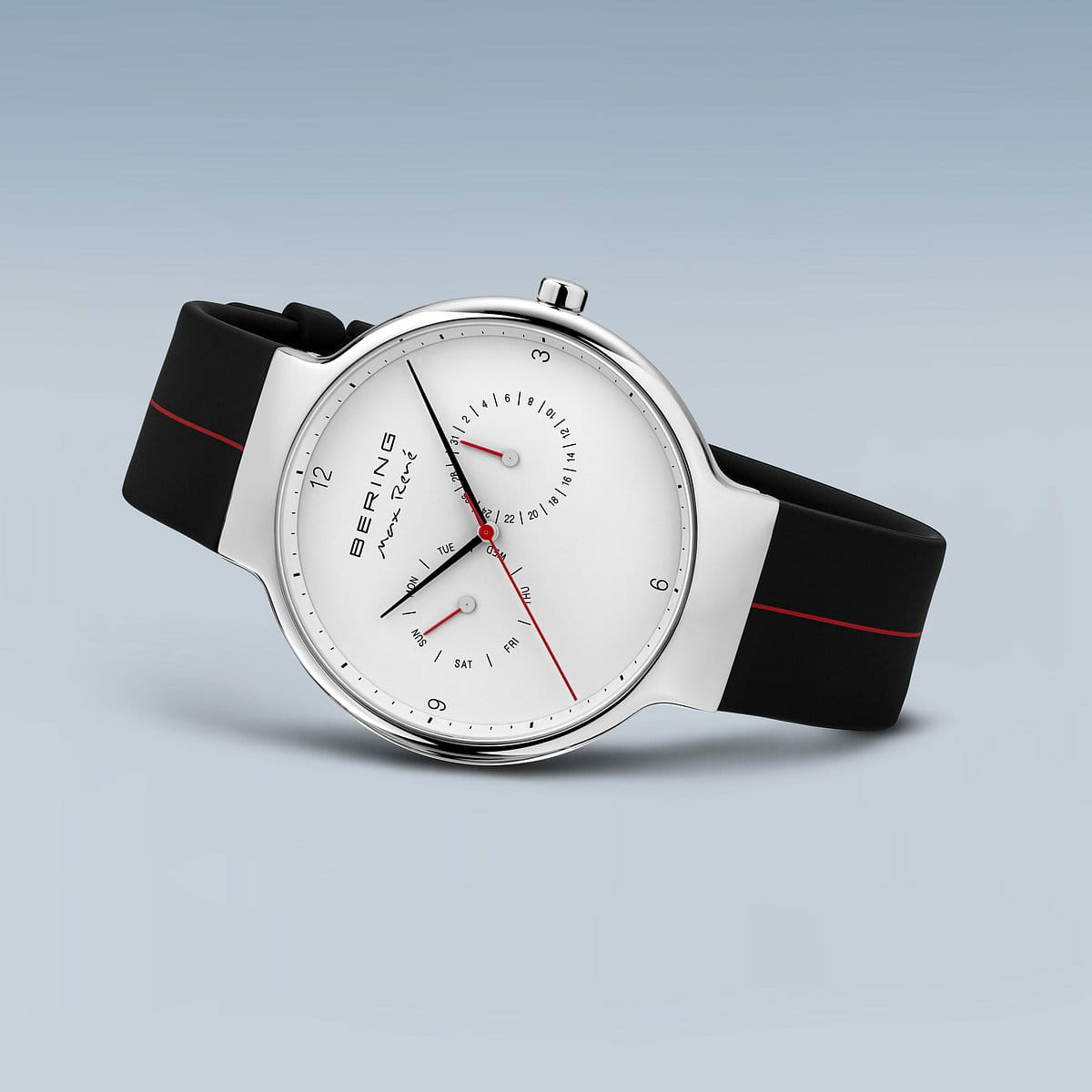 BERING Herren Armbanduhr schwarz glänzend 15542-404 – Bild 3