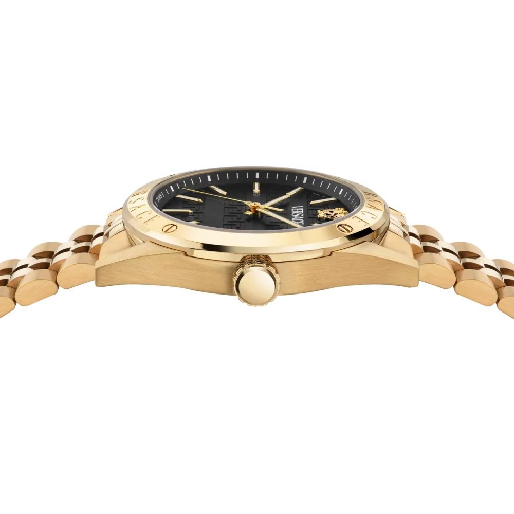 Versace Unisex Uhr Athletics 3 Hands Schwarz/Gold VEKHA0725 Versace Unisex Uhr Athletics 3 Hands Schwarz/Gold VEKHA0725