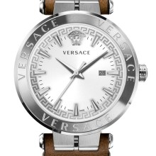 Versace Herren Armbanduhr AION 44 mm Armband Leder VE2F001 21 Versace Herren Armbanduhr AION 44 mm Armband Leder VE2F001 21