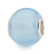 Trollbeads Runder Achat Bead Hellblau TSTBE-00037 Trollbeads Runder Achat Bead Hellblau TSTBE-00037