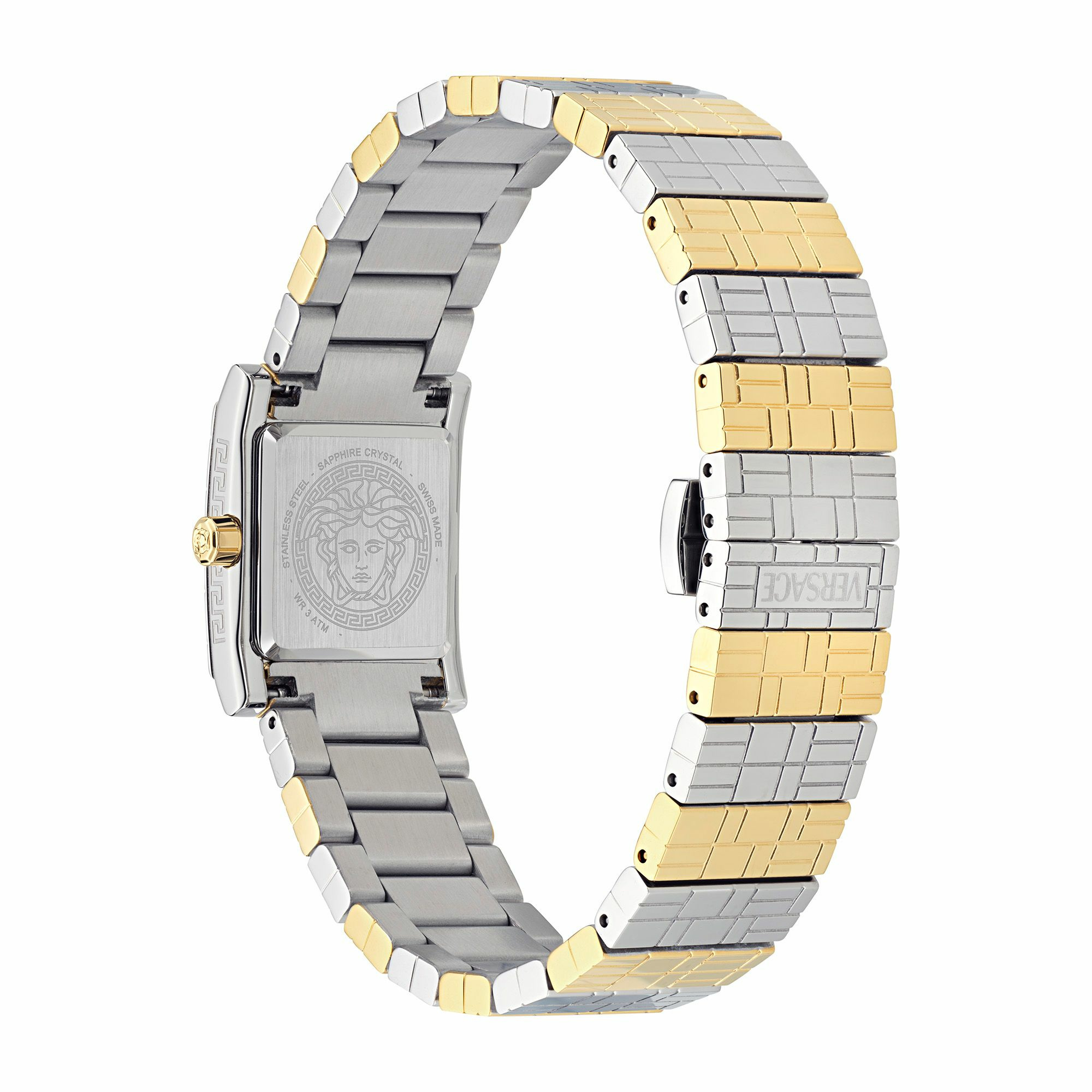 Versace Mosaic VE9B00424 Damen 22 mm Two‑Tone Stahl/Gold – Bild 3