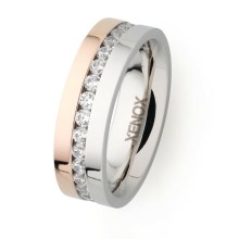 XENOX Damen Zirkonia Ring Größe 52 Bicolor X2245 XENOX Damen Zirkonia Ring Größe 52 Bicolor X2245
