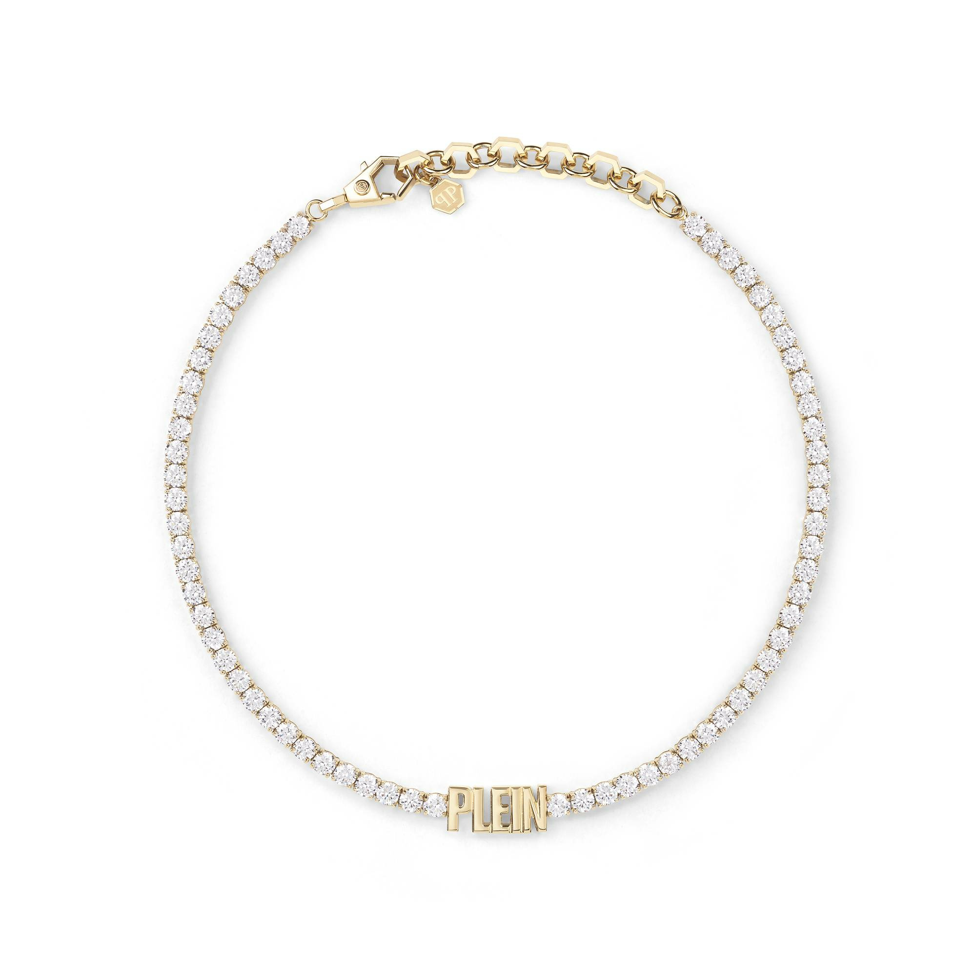 Philipp Plein Damen Halskette Lettering Crystal – Bild 2