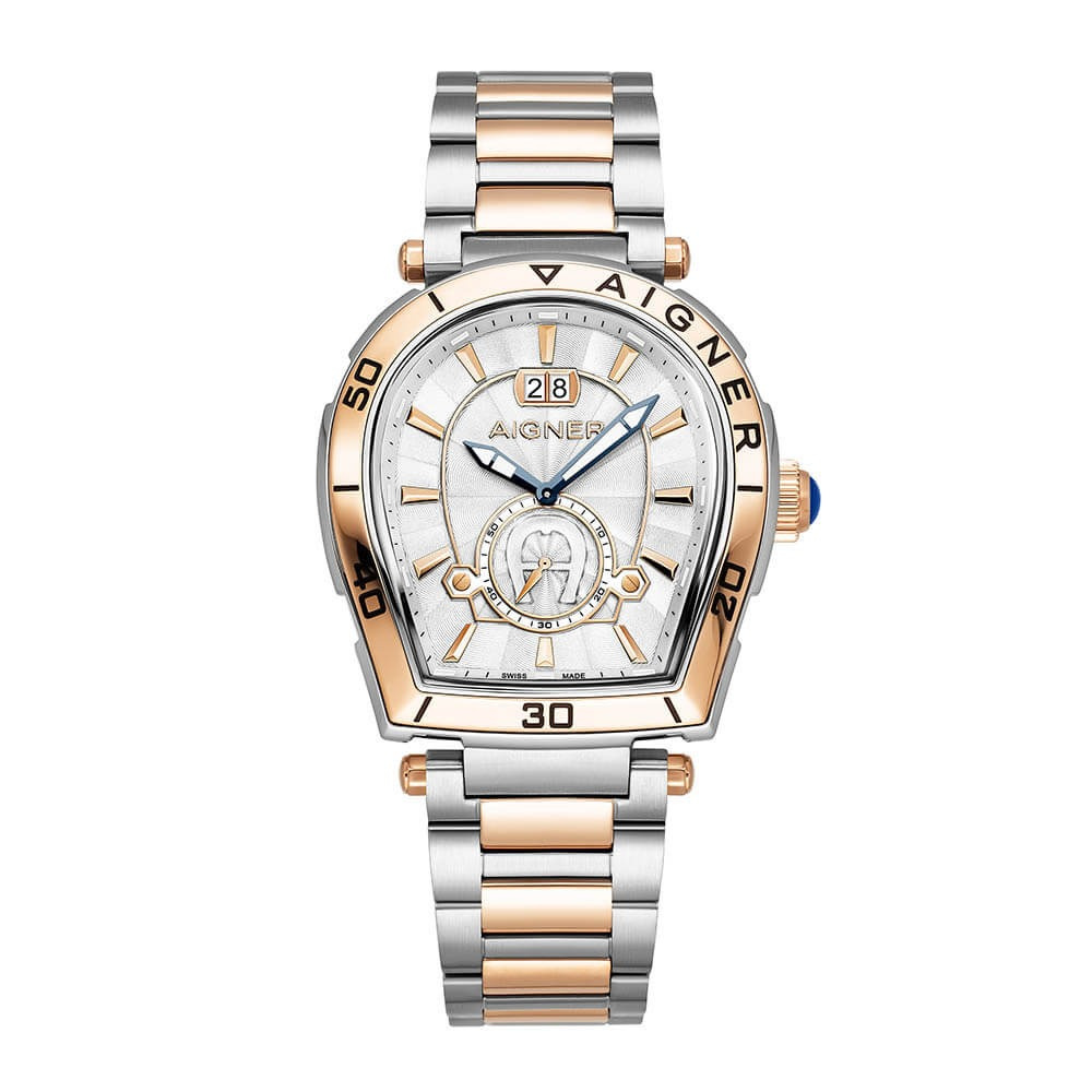 AIGNER Herrenuhr Trapani Unisex AGW.262005 Silber/Roségold AIGNER Herrenuhr Trapani Unisex AGW.262005 Silber/Roségold
