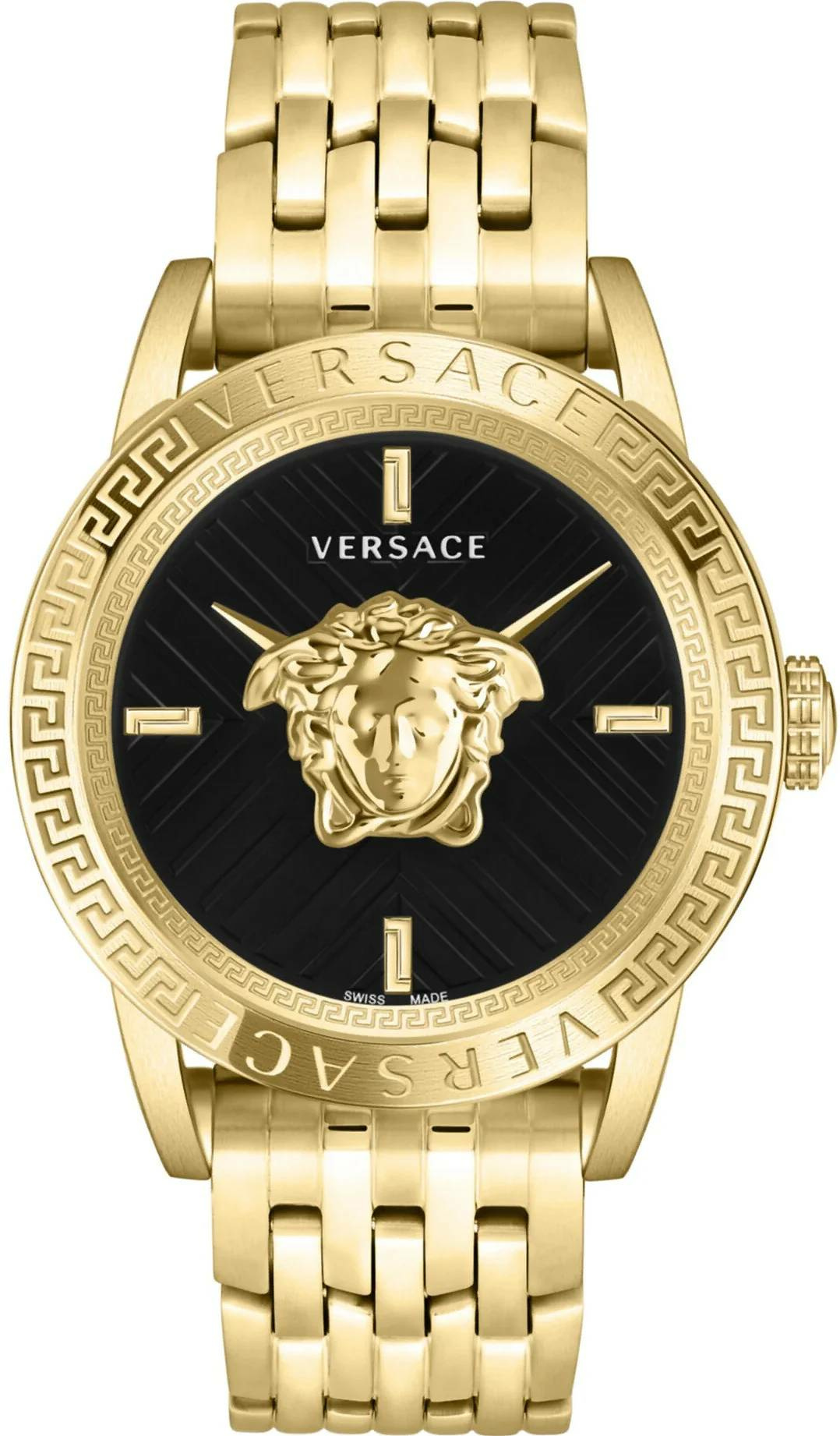 Versace Herren Quarzuhr V-Code Restyling Gold VESN00922 Versace Herren Quarzuhr V-Code Restyling Gold VESN00922
