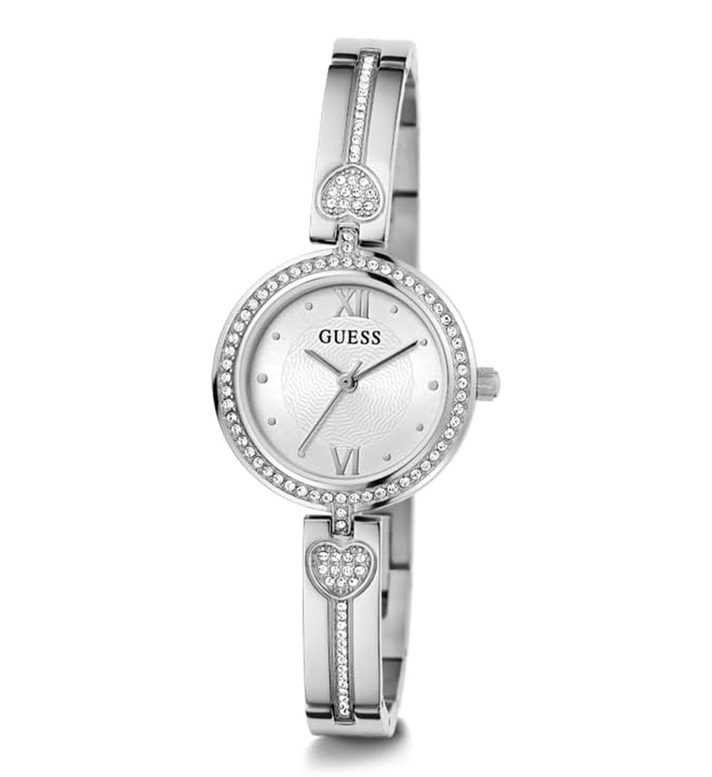 Guess Damen Armbanduhr LOVEY silber 27 mm GW0655L1 Guess Damen Armbanduhr LOVEY silber 27 mm GW0655L1