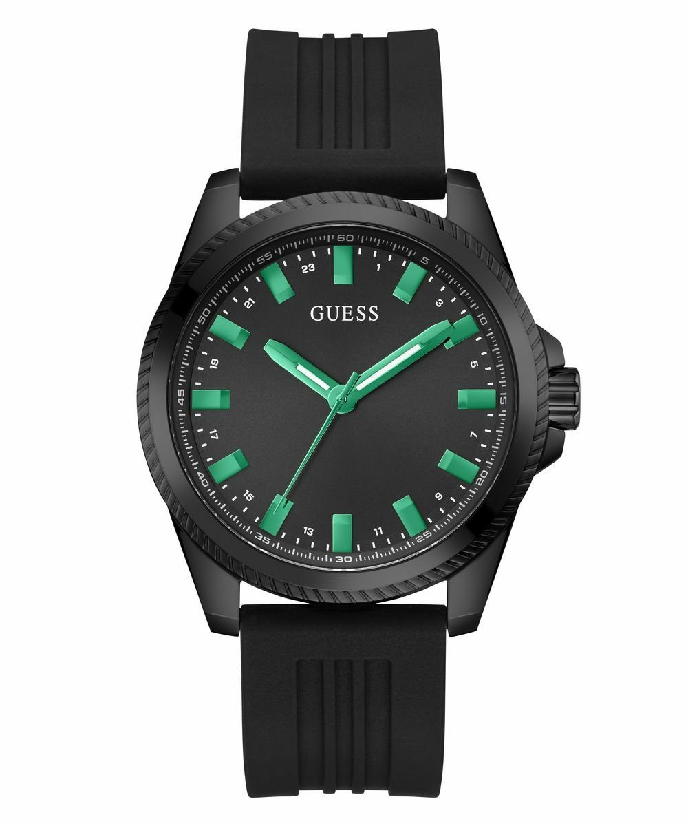 Guess Herren Armbanduhr Champ 44 mm schwarz, grün GW0639G4 – Bild 3