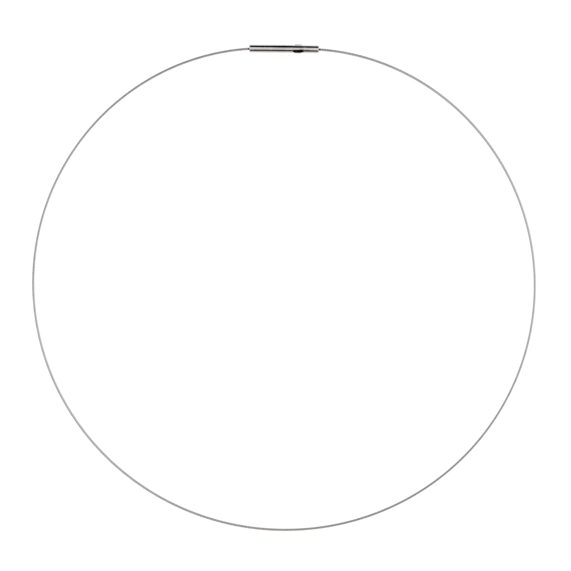 Ernstes Design Damen Halsreif 1-Fach Drahtseil 40cm Silber DS0.63C.40 Ernstes Design Damen Halsreif 1-Fach Drahtseil 40cm Silber DS0.63C.40