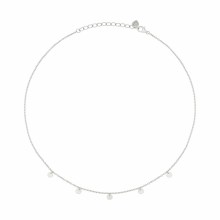 Collier 925 Silber rhodiniert Anhänger Plättchen 41184951697502 Collier 925 Silber rhodiniert Anhänger Plättchen 41184951697502