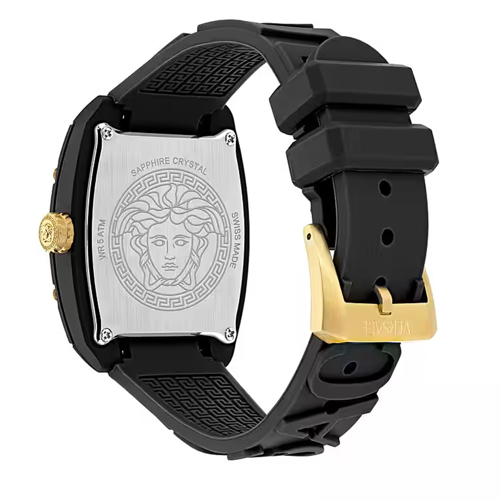 Versace Damenuhr Dominus Eco Ceramic Schwarz VE0N00125 – Bild 3
