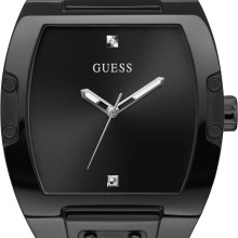 Guess Herren Armbanduhr schwarz 43 mm Armband Leder,Silikon GW0386G1 Guess Herren Armbanduhr schwarz 43 mm Armband Leder,Silikon GW0386G1