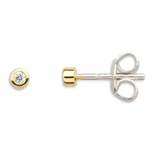 Xenox Damen Ohrstecker Zirkonia Bicolor XS3513GN Xenox Damen Ohrstecker Zirkonia Bicolor XS3513GN