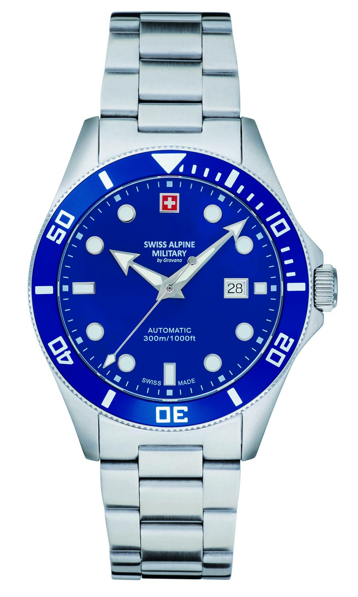 Swiss Alpine Military Herren Armbanduhr 7095.2135 Automatic Datumsfenster Armb... – Bild 3