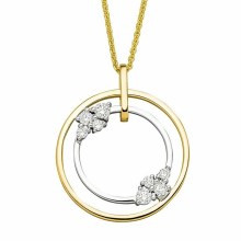 Anhänger Elaine Firenze 14ct. Gelb/Weißgold 75038150P/3 Anhänger Elaine Firenze 14ct. Gelb/Weißgold 75038150P/3