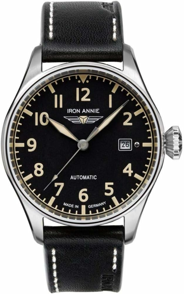 Iron Annie Herrenuhr Automatik Flight Control mit Lederband Schwarz 5162-2 Iron Annie Herrenuhr Automatik Flight Control mit Lederband Schwarz 5162-2