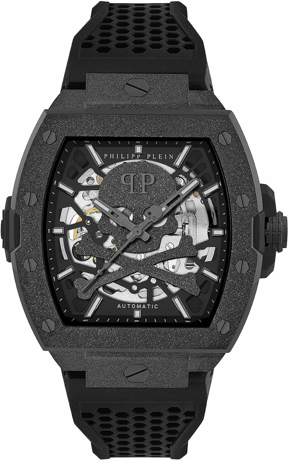 Philipp Plein Automatikuhr Herren The $keleton Frosted PWJFA1125 Schwarz Philipp Plein Automatikuhr Herren The $keleton Frosted PWJFA1125 Schwarz