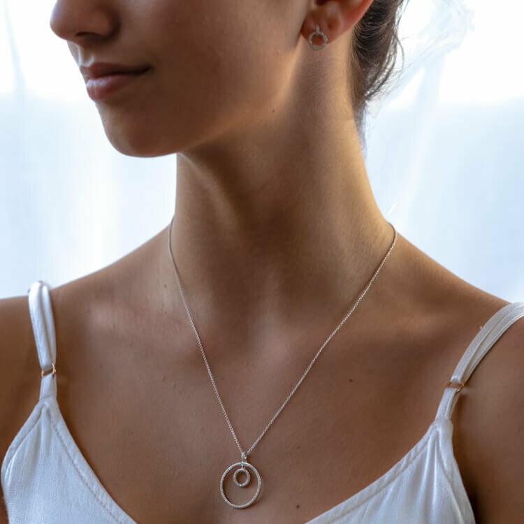 Anhänger Elaine Firenze 14ct. Weißgold 55636661P/3 – Bild 2