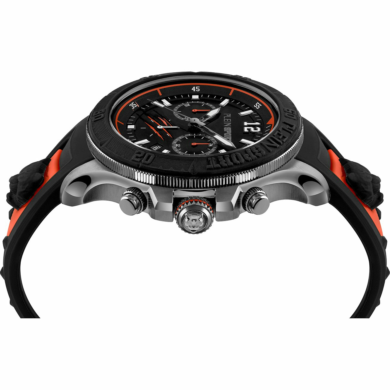 Plein Sport Herren Chronograph Warrior Tech PS6BA0324 Gunmetal / Schwarz 47,5 mm – Bild 3