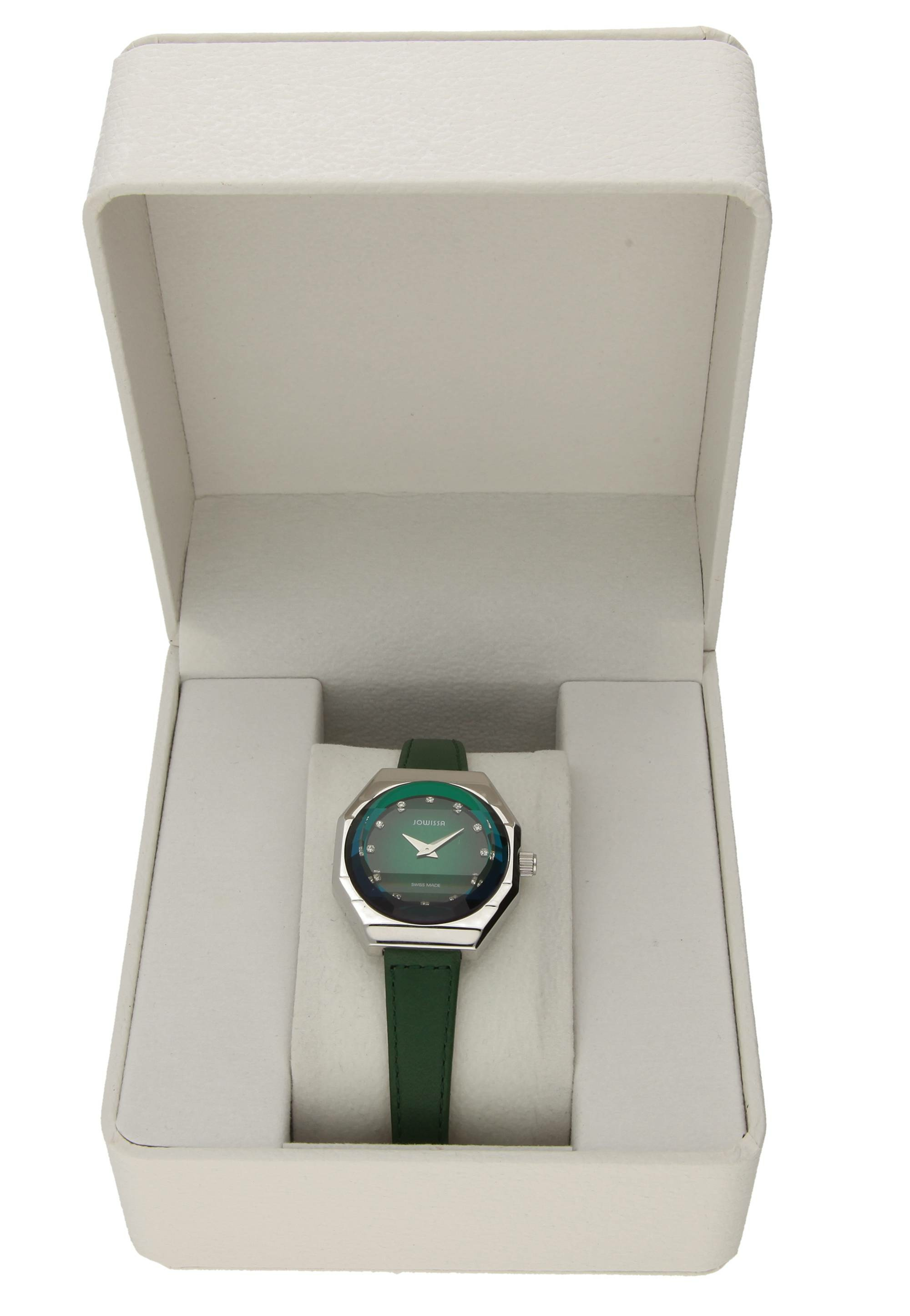Jowissa Damenuhr Rialto grün Lederarmband I.0733.S – Bild 2