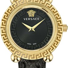 Versace Quarzuhr Greca Twist VE6I00323 - Damenuhr, Goldfarben, 35mm Versace Quarzuhr Greca Twist VE6I00323 - Damenuhr, Goldfarben, 35mm